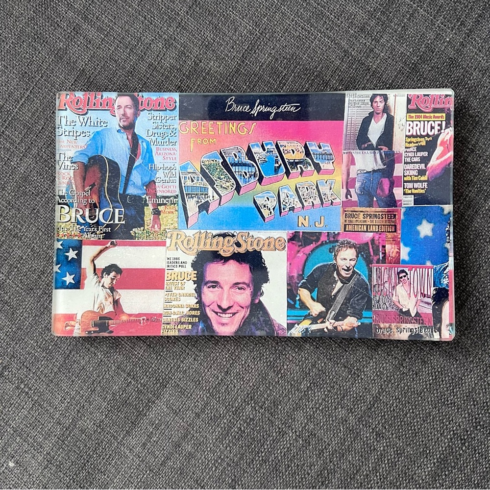Asbury Park Bruce Springsteen glass trinket dish commemorative collectib…